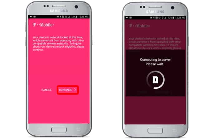 unlock tmobile device